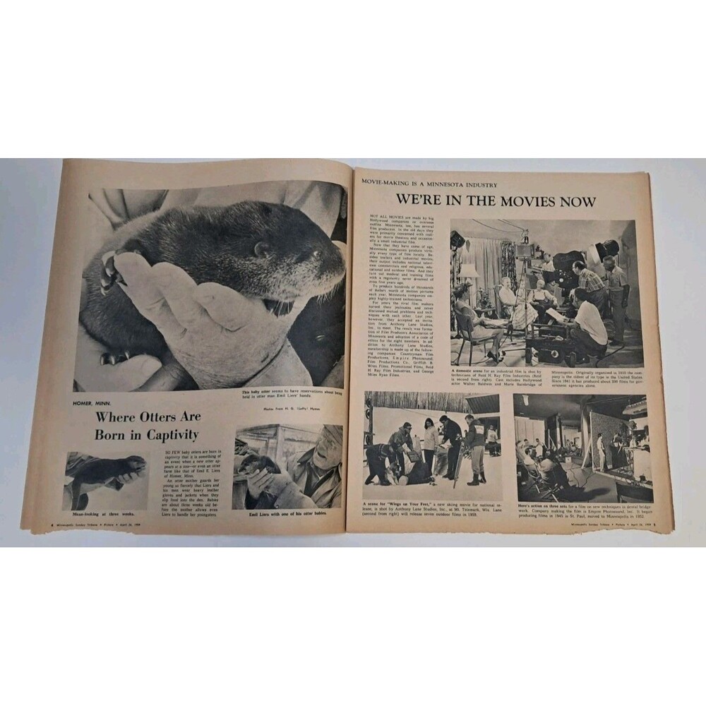 Picture Magazine Minneapolis Sunday Tribune 4/26/1959 Ingrid Bergman Walker Art - Picture 2 of 7